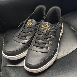 BOBS from Skechers Black and Gold Sneakers